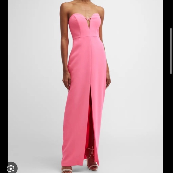 Neiman Marcus Dresses & Skirts - Neiman Marcus Liv Foster Twill Column Gown